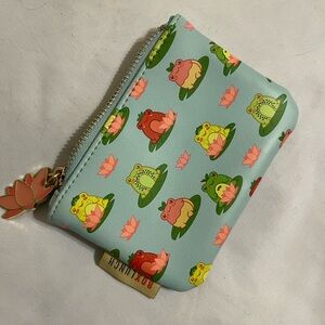 Frog Print Coin Pouch